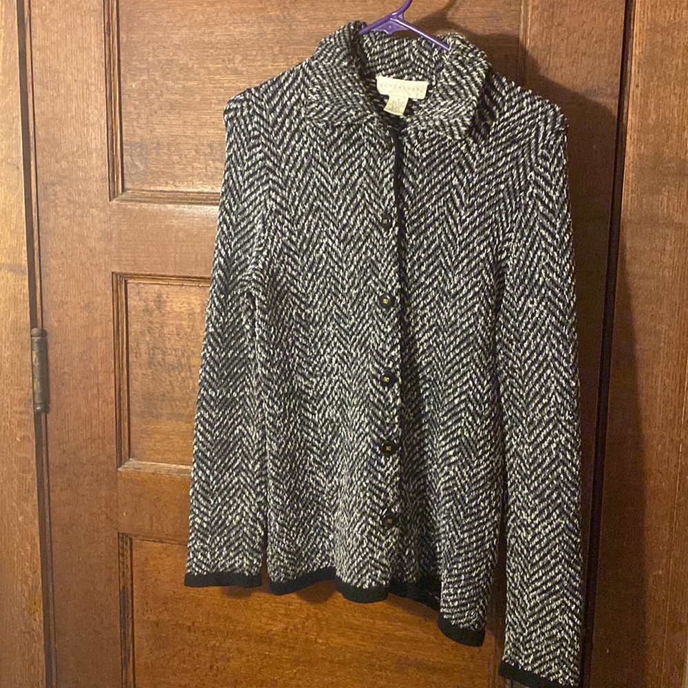Doncaster Rayon/Wool Cardigan Sweater Women's Sz M
